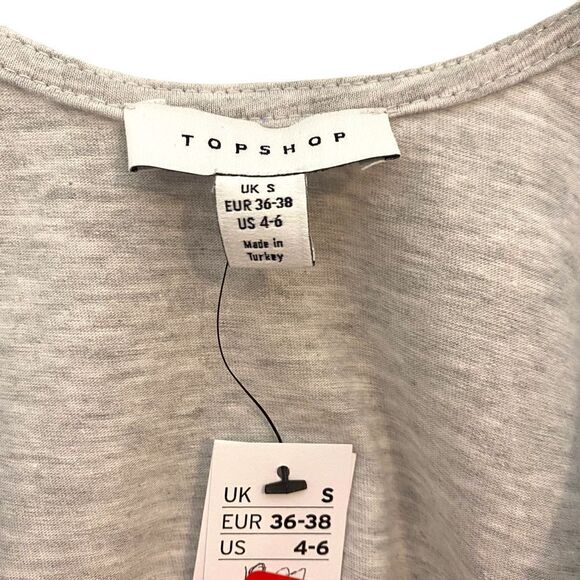 TOPSHOP Cold Shoulder Long Sleeve Top - Picture 6 of 9